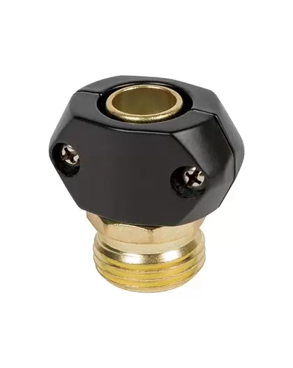 Gilmour Heavy Duty 5/8" Brass Male Clamp Coupling