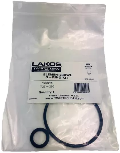 O-Ring Kit (for Element/Bowl) - T2C-200