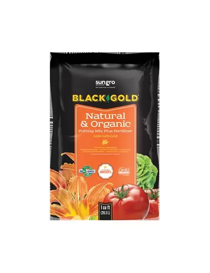 Black Gold Natural & Organic Potting Soil 1cf (70/PL)