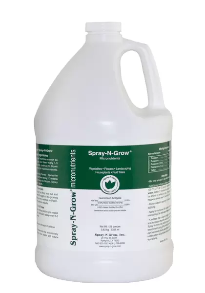 Spray-N-Grow Micronutrients - 4 Gallon Case