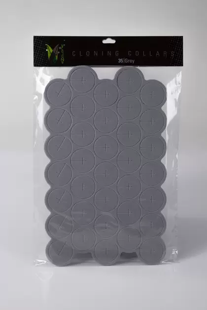 EZ-Clone Soft Cloning Collars, Grey, pack of 35