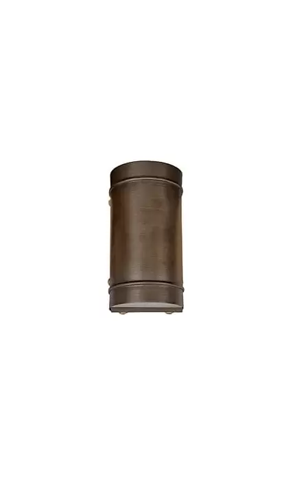 Alliance Outdoor Lighting Wall Sconce, Ceramic Bi-Pin X-20 Halogen Aged Brass No Lamp | AOLWS100