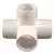 1″ 4-Way Side Outlet Tee