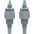Blue-White Injection Fitting With Connection Nut