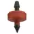 Netafim Self Piercing Pressure Compensating Emitters w/ Internal Check Valve 2.0 GPH Red