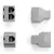 Gavita 3-Way Splitter 6P6C 4 pcs