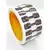 Silver Hologram Labels with Black Background , Dogbone Tamper Evident Stickers - SW Packaging