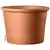 Deroma 10.95" Cylinder Pot Terra Cotta Case Pack