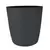 HC 12" Santa Fe Round Planter Black Sand