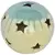MCarr 12" Sphere w/ Stars Blue Green Lt Cream
