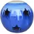 MCarr 10" Sphere W/Stars Light Cream Light Blue
