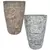 MCarr 12PC Tall Round Pltr Plt Mixed Colors