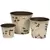 WSP Tub Round Set Of 3 Distressed White
