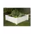 NuVue 4'x4'x15" Raised Premium White Garden Box