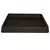 Tusco 12" Square Saucer Planter Tray Espresso