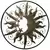 VCS 24" Moon Sun Stars