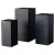 MCarr 3pc Liconfiber Tall Pedestal Set Black