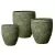 MCarr 3pc Tall Planter Set Weathered Green