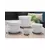 Verandah 2.5 Sq White Standard with Saucer