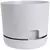 DCN 6" Oasis Self Watering Planter Light Grey