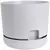 DCN 8" Oasis Self Watering Planter Light Grey
