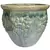 MCarr 5pc Hibiscus Flat Rim Round Planter Navy Cream