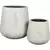 MCarr 4pc Oyster Concrete Planter Pallet Antique White