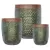 MCarr 12PC Tall Dimple Plt Fall Green Unglaze Rim