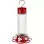 Natures Way 28oz Hummingbird Feeder Ribbed Rose Glass