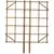 Kelmar 48" Square Espalier Redwood Trellis