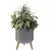 Algreen 10.8" Stand Planter Brushed Gray