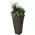 Algreen 24" Square Brown Marble