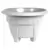 DCN 15" Azura Round Patio Planter Light Grey