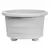 DCN 18" Futura Round Patio Planter Light Grey