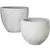 MCarr 22pc Ficonstone Round Planter Pallet Ash Gray