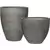 MCarr 24pc Ficonstone Round Planter Pallet Gray Stone