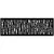 Outdeco 16"x48" Metal Fence Top Outback Black