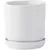 PHG 5"x5.5" Dotted Cylinder Planter Bright White 8/CS