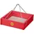 Birds Choice Hanging Tray Recycled Plastic Red