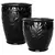 MCarr 30pc Round Fern Planter Pallet Glossy Black