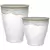MCarr 30pc Flat Rim Planter Pallet Volcanic White