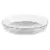 Panacea 6" diam Clear Plastic Saucer