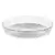 Panacea 8" diam Clear Plastic Saucer