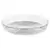 Panacea 12" diam Clear Plastic Saucer