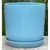 PHG 5"x5.5" Fluted Cylinder Planter Pastel Light Blue 8/CS