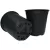 TO Plastics RP-650 Trade Gallon Round Pot, Black, 300 Per Case, 28 Cases Per Pallet, 6.50in D x 6.50in H, 2.53 Quart