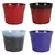 VCS 8" Ombre & Stripe Blue Red Planter
