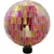 VCS 10" Red Tile Glass Globe w/ Hanging Chain