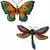 VCS 16" Geometric Butterfly Dragonfly