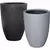 MCarr 8pc Tall Round Fiberstone Planter Pallet Mixed